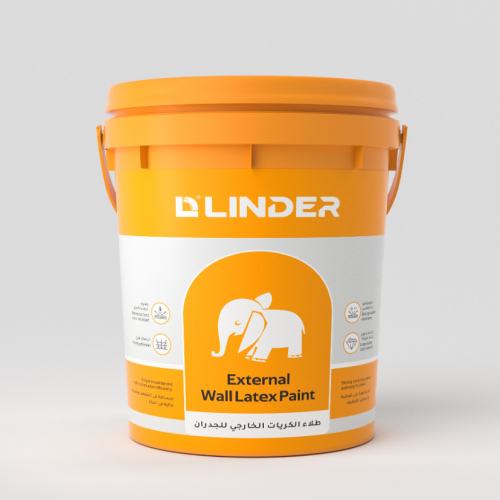 Exterior wall latex paint