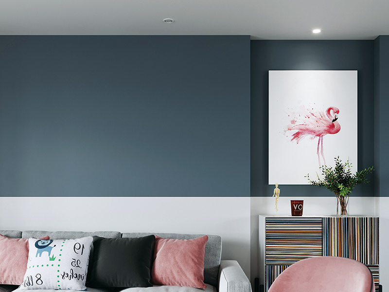 Interior wall art paint