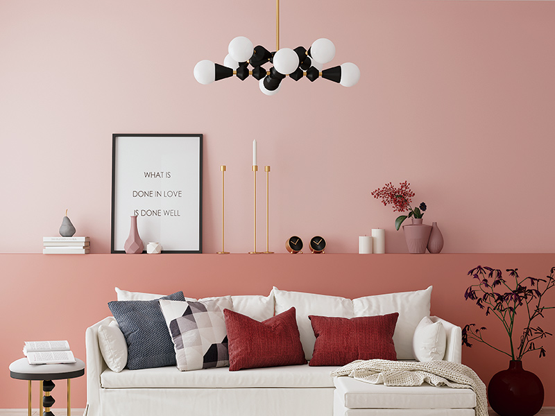 Interior wall art paint