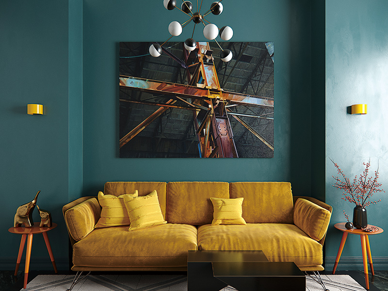 Interior wall art paint