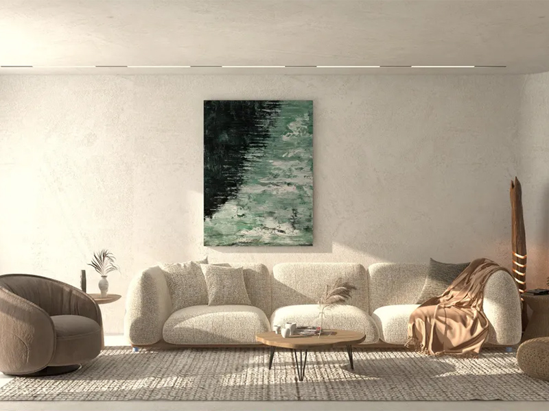 Interior wall art paint