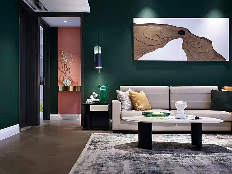 Interior wall art paint
