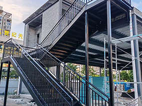 Steel structure paint project