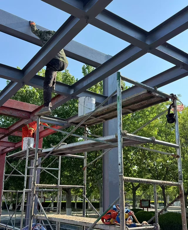 Steel structure paint project