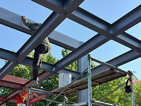 Steel structure paint project