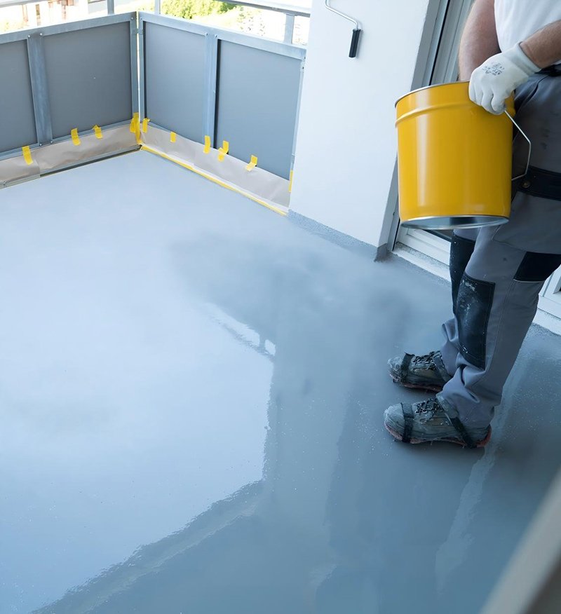 Waterproof coating project