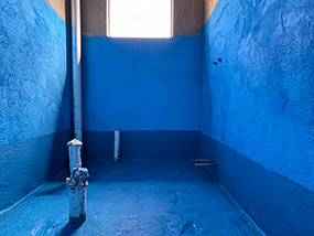 Waterproof coating project